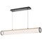 Nuvo Vale, 43 Inch LED Island Pendant, Matte Black, Silk Screened Acrylic Lens 62/2041 - alternate 5